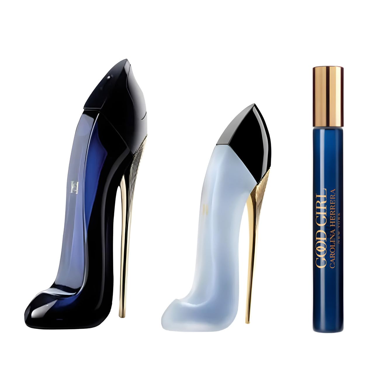 Good Girl by Carolina Herrera for Women - 3 Pc Gift Set 2.7oz EDP Spray, 0.33oz EDP Spray (Mini), 1oz Hair Mist