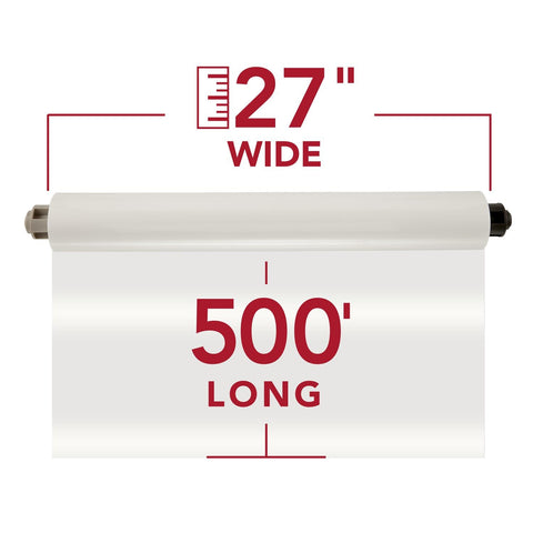 GBC Thermal Laminating Film, Rolls, Ultima 65 EZLoad, Nap I, 1.5 mil, 27" x 500', 2-Pack (3126061EZ)
