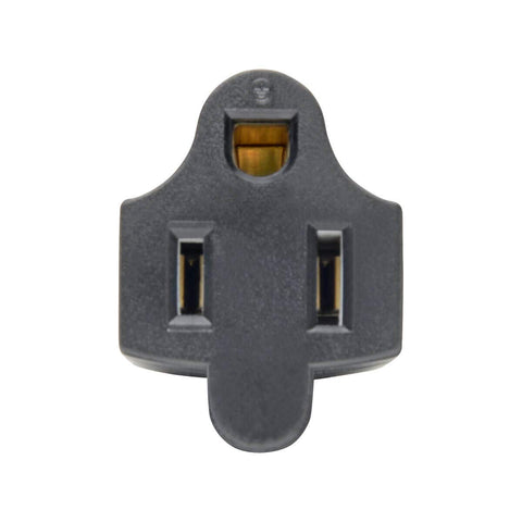 Tripp Lite Power Cord Adapter (NEMA 5-15R to C14 Adapter), 10A, 125V, Black (P002-000)