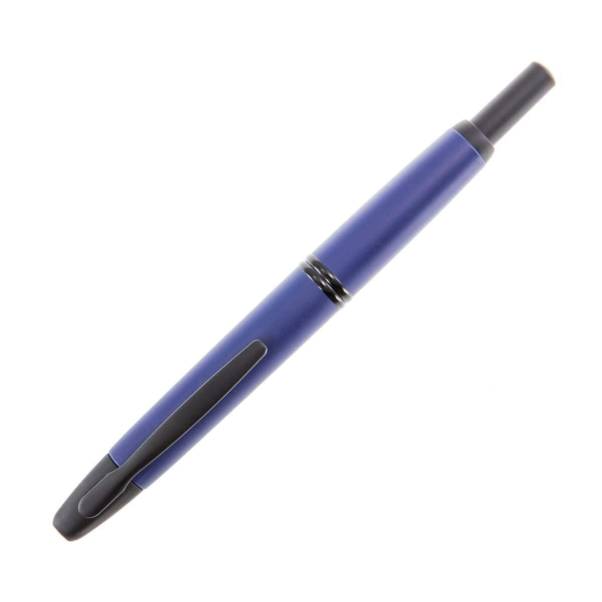 PILOT Vanishing Point Collection Refillable & Retractable Fountain Pen, Matte Blue Barrel, Medium Nib (60597)