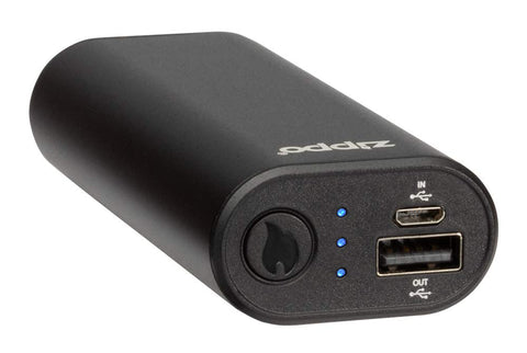 Zippo Black HeatBank 6 Rechargeable Hand Warmer
