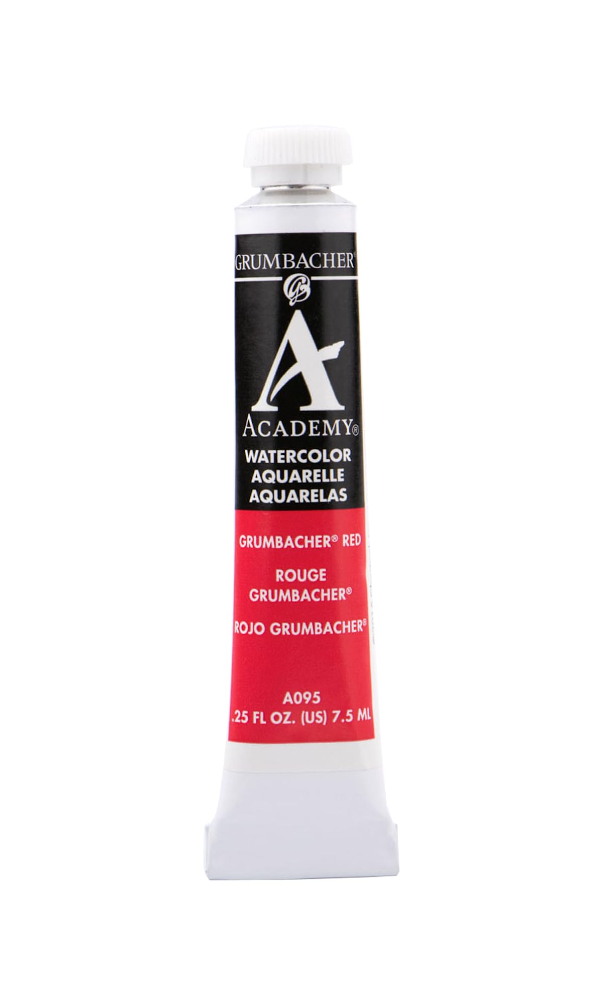 Grumbacher Academy Watercolor Paint, 7.5ml/0.25 Ounce, Grumbacher Red (Naphthol) (A095)