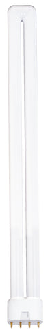 Satco S8661 3500K 24-Watt 2G11 Base T5 Long Twin 4-Pin Tube for Electronic Ballasts