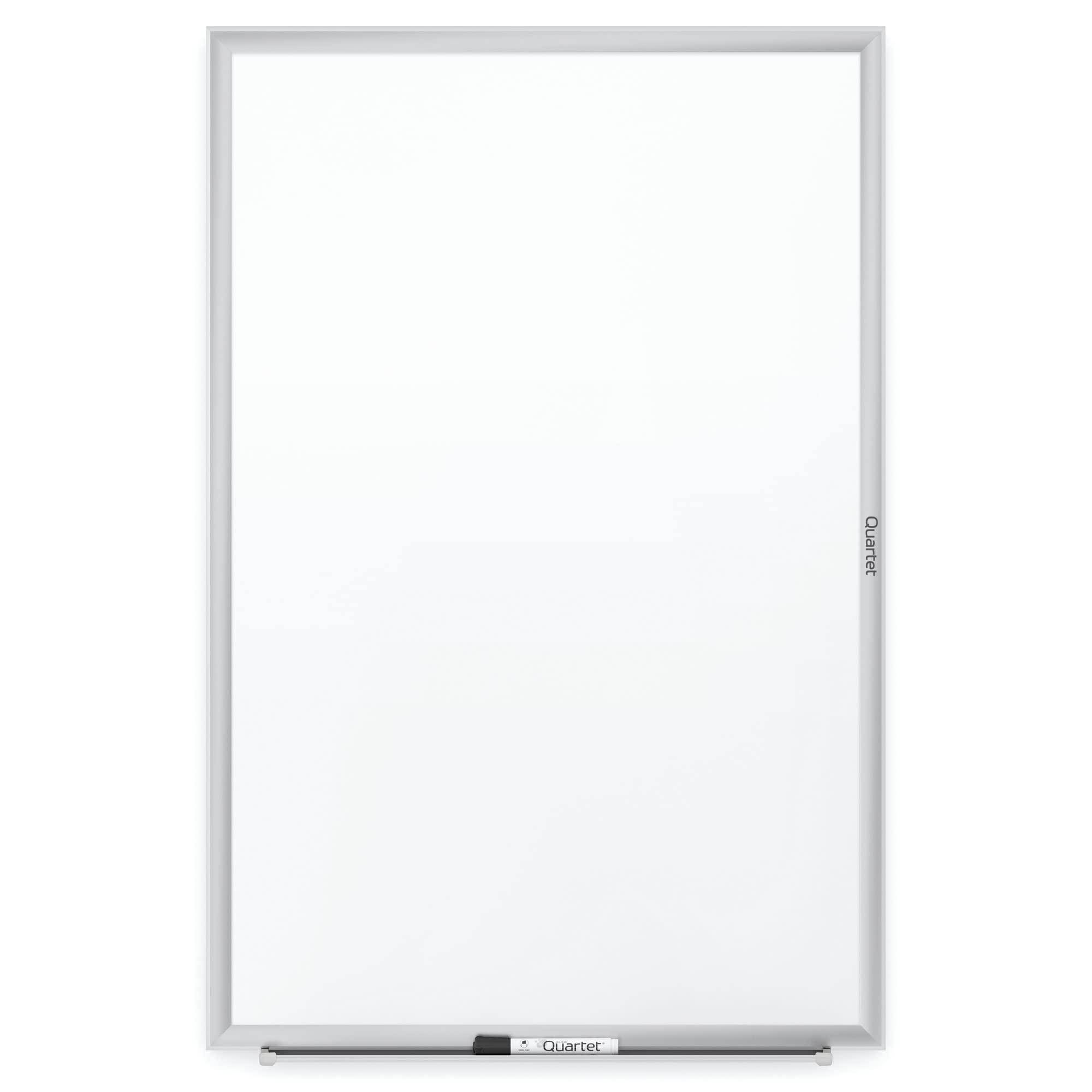 Quartet Whiteboard, Non-Magnetic Dry Erase White Board, 6' x 4', Total Erase, Silver Aluminum Frame (S537)
