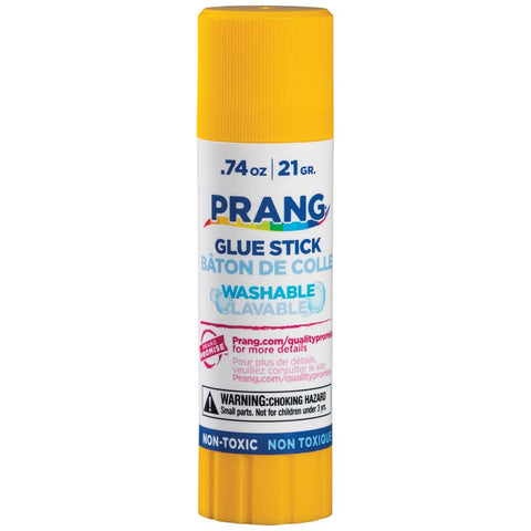 Prang Washable Glue Stick, Clear, 0.74 oz., 60 Count