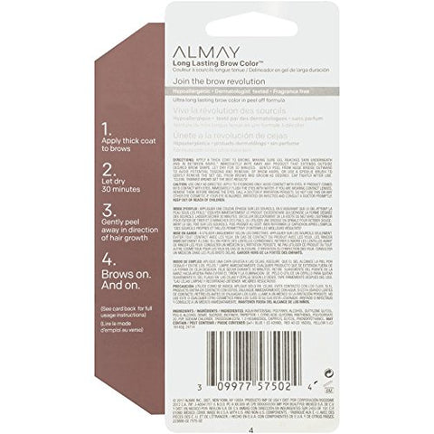 Almay Long Lasting Eyebrow Color, Brown, 0.9 fl. oz. brow stain