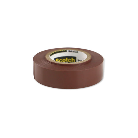 3M Scotch Vinyl Color Coding Electrical Tape 35, 1/2 in x 20 ft, 1 Short Roll, White, CSA Certified, UL Listed, Professional Grade, 7 mil Thick, Flame Retardant