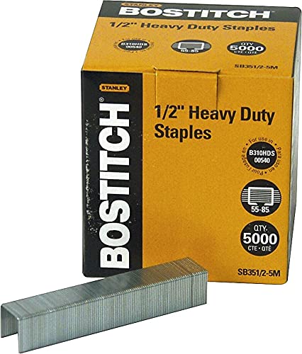 Bostitch Office Heavy Duty Premium Staples, for B31HDS, 55-85 Sheets, 5,000 Per Box