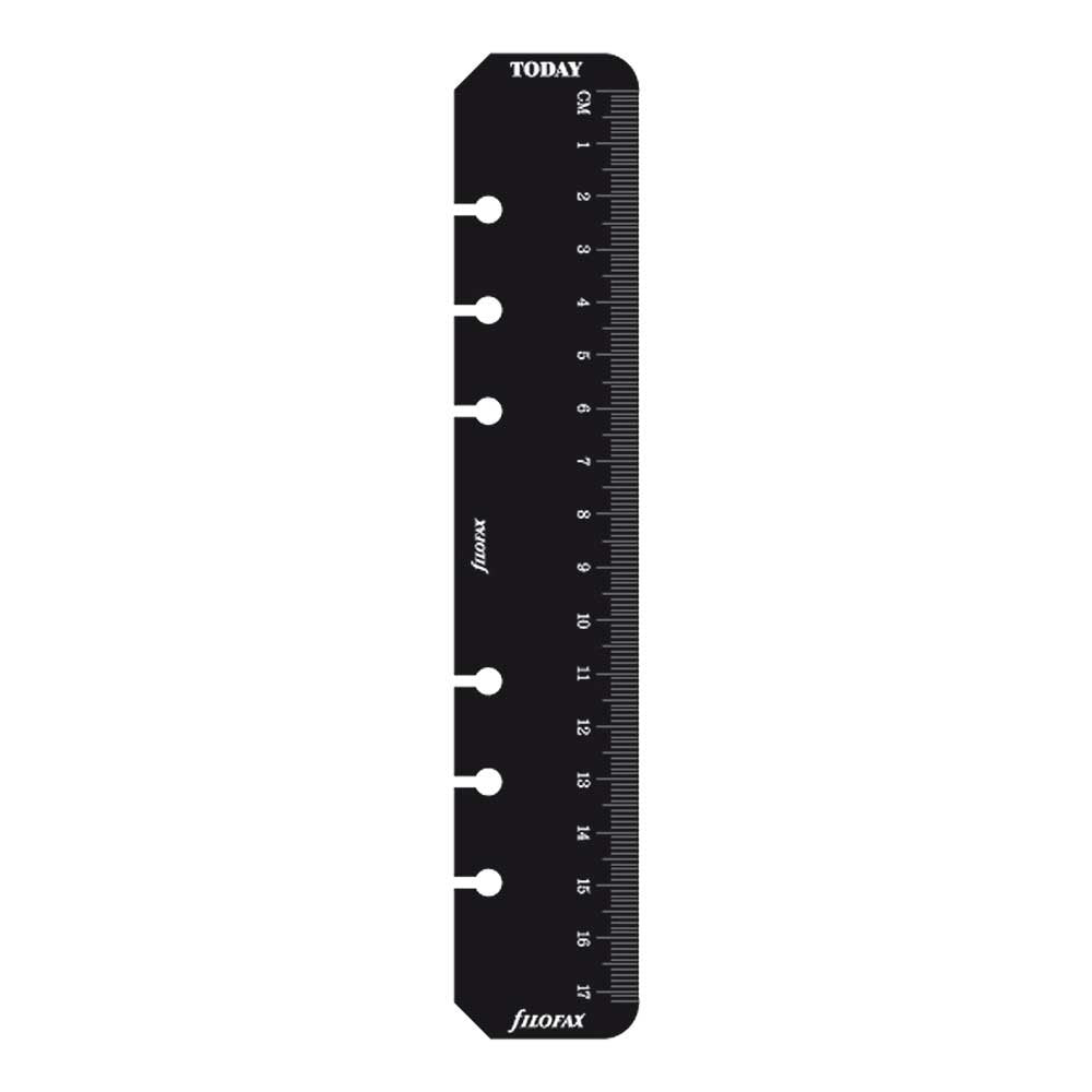 Filofax Personal Black Ruler (B133609)