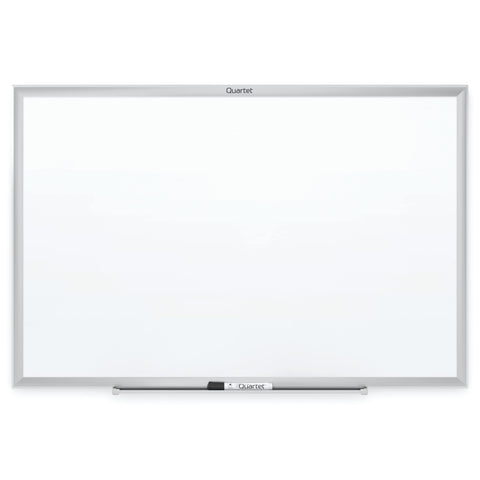 Quartet Whiteboard, Non-Magnetic Dry Erase White Board, 6' x 4', Total Erase, Silver Aluminum Frame (S537)