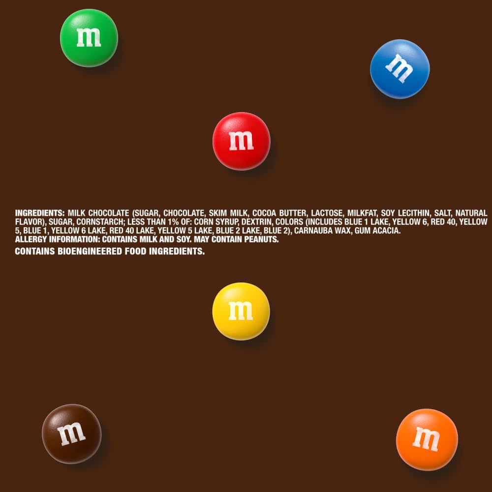 M&M'S Milk Chocolate Candy Theater Box, 3.1 oz Box