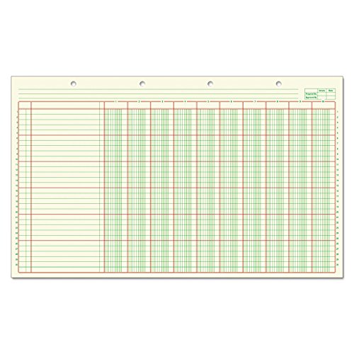 CARDINAL BRANDS INC. - Columnar Analysis Pad, 10 Column, 8 1/2 X 11, Single Page Format, 50 Sheets/pad ( ABFACP148510 ) ( ACP148510 )