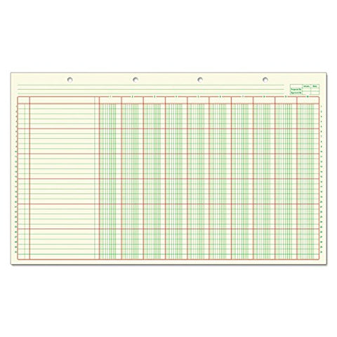 CARDINAL BRANDS INC. - Columnar Analysis Pad, 10 Column, 8 1/2 X 11, Single Page Format, 50 Sheets/pad ( ABFACP148510 ) ( ACP148510 )