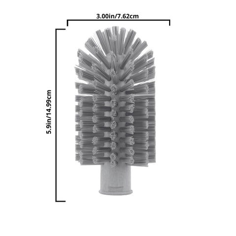 SPARTA Plastic Multi-Purpose Valve Brush, Pipe Brush, Round Brush with Polyester Bristles, Color Coded for Commercial Cleaning, Kitchen, Restaurant, Bathroom, 5.9 X 3 X 5.9 Inches, Pink