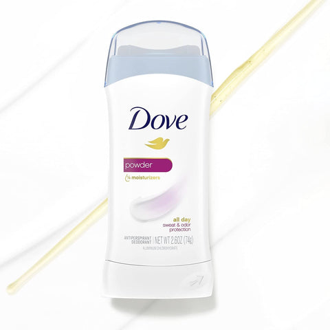 Dove Anti-Perspirant Deodorant Invisible Solid Powder 2.60 oz (Pack of 3)