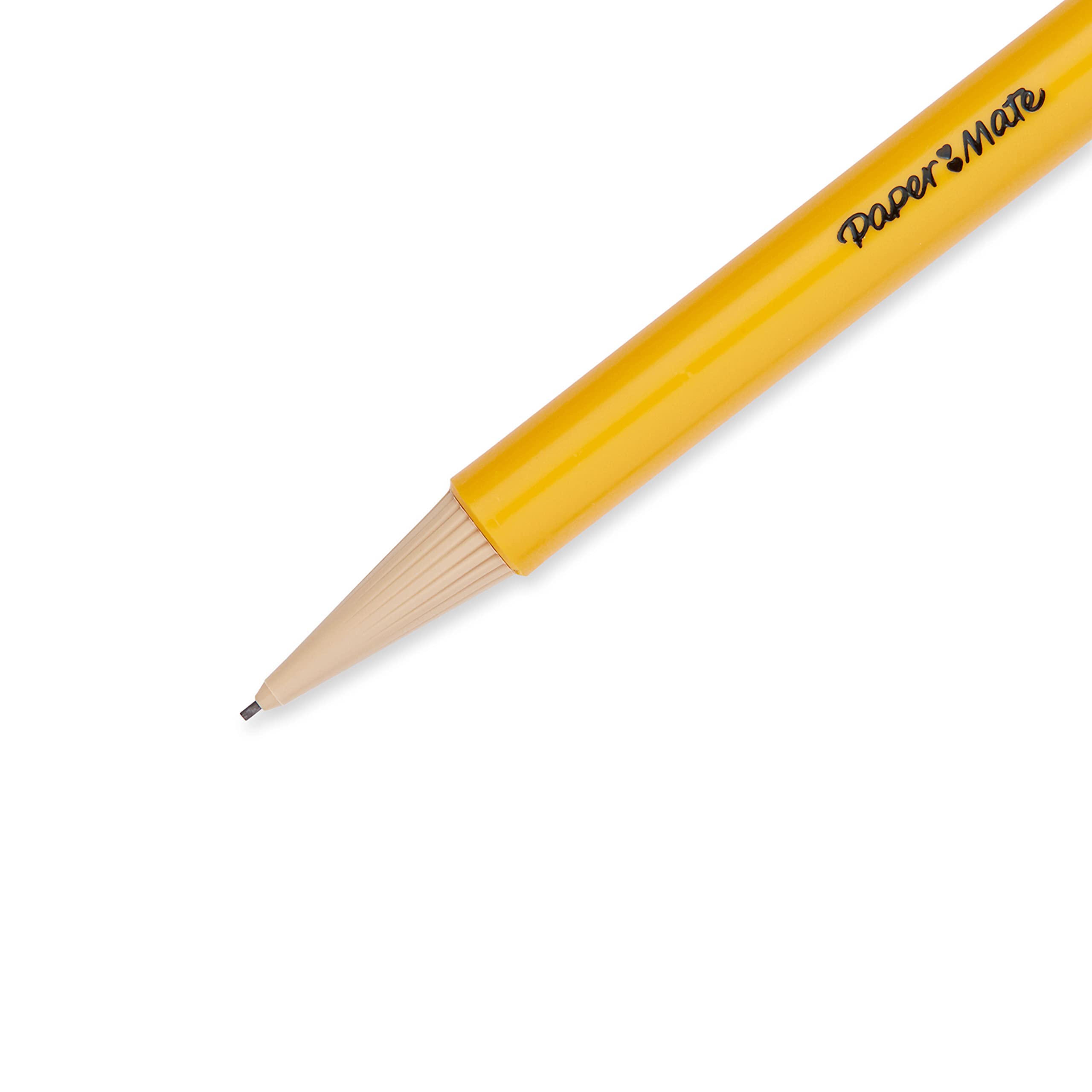 Paper Mate® SharpWriter® Mechanical Pencils, 0.7 mm, Yellow Barrel, Pack of 5 Pencils