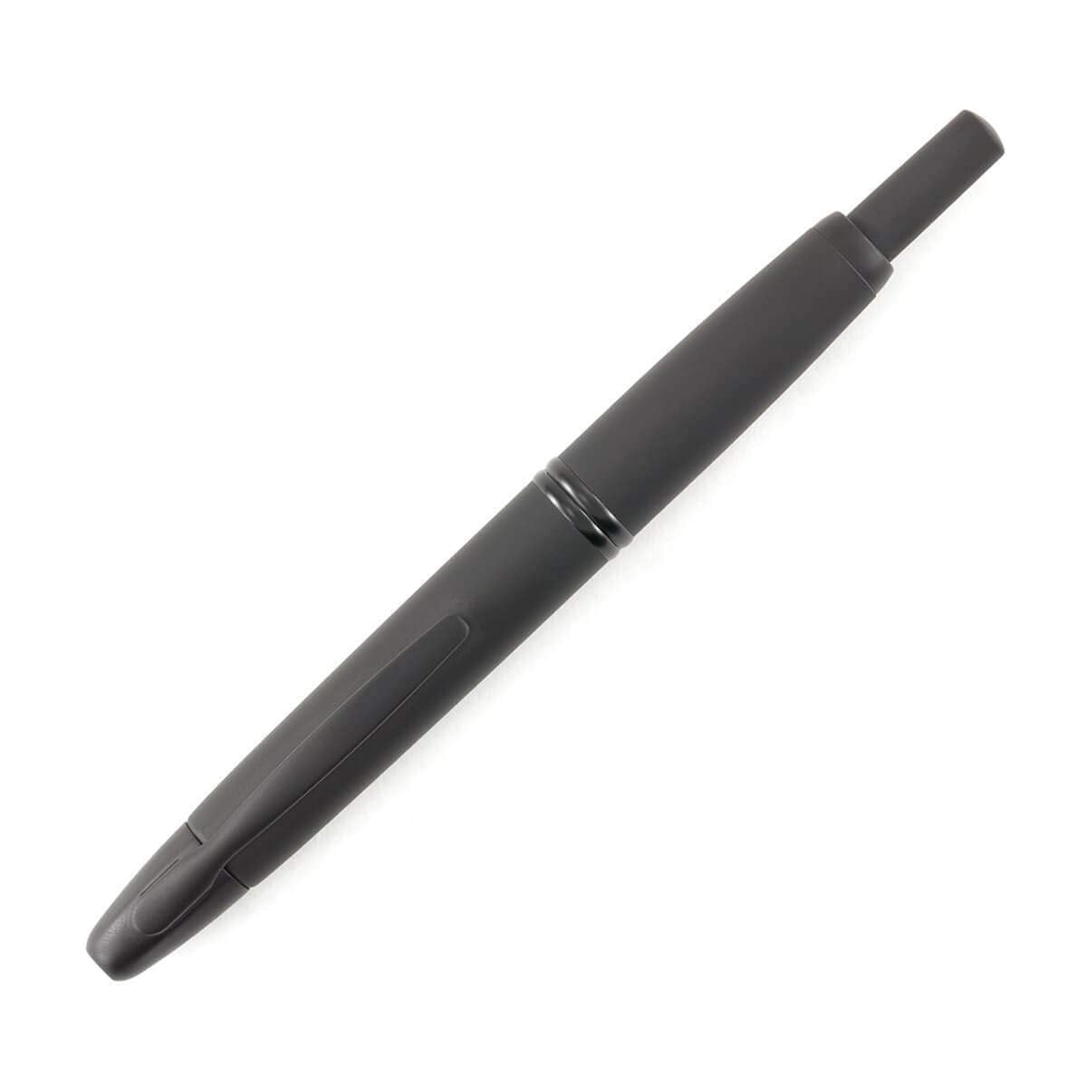 PILOT Vanishing Point Collection Refillable & Retractable Fountain Pen, Matte Black Barrel, Blue Ink, Extra Fine Nib (60579)