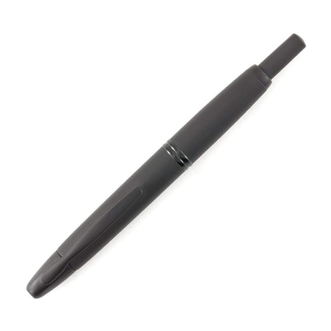 PILOT Vanishing Point Collection Refillable & Retractable Fountain Pen, Matte Black Barrel, Blue Ink, Extra Fine Nib (60579)