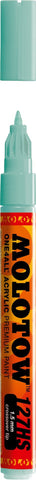 Molotow ONE4ALL Acrylic Paint Marker, 1.5mm, Lago Blue Pastel, 1 Each (127.415)