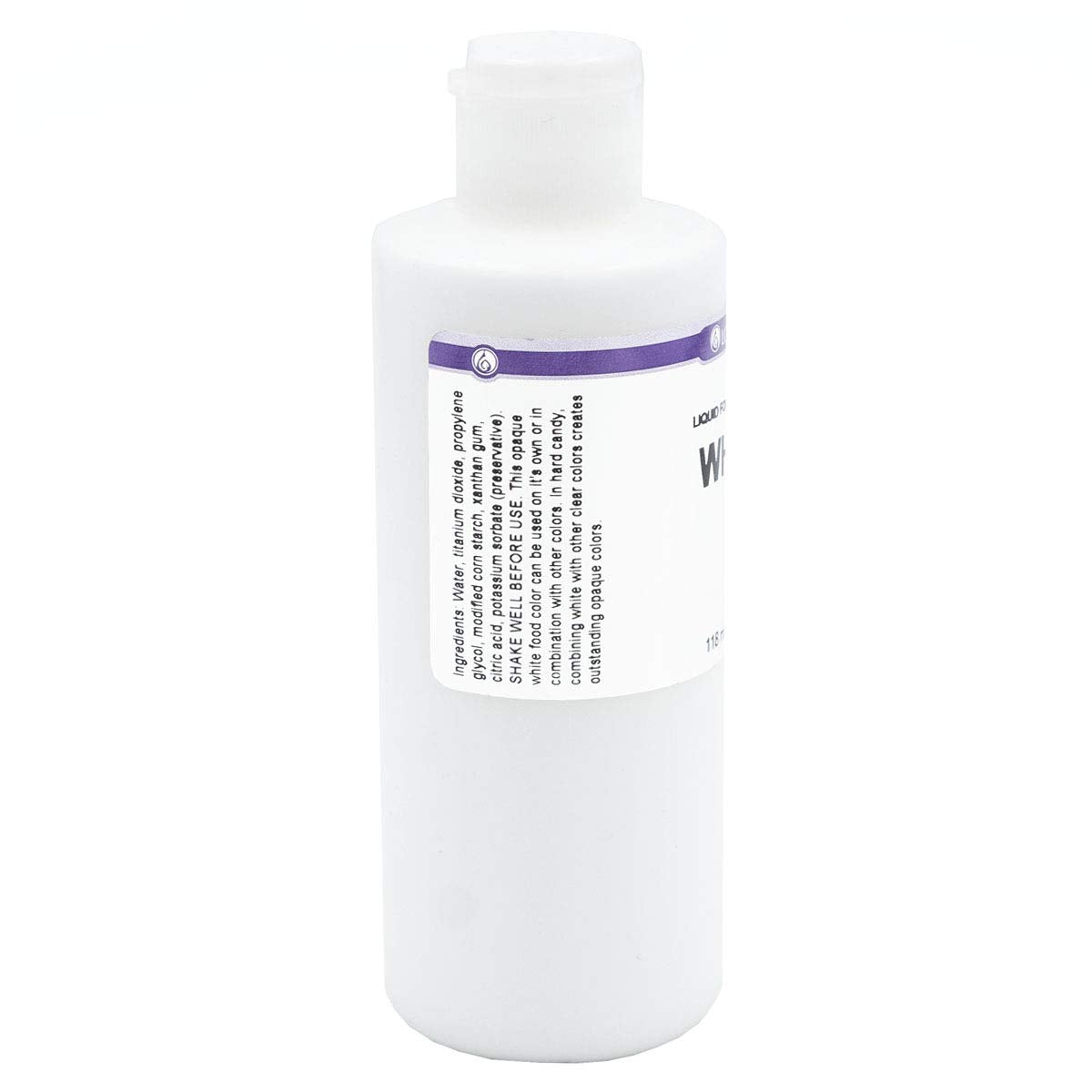 LorAnn White Liquid Food Coloring, 4 ounce bottle