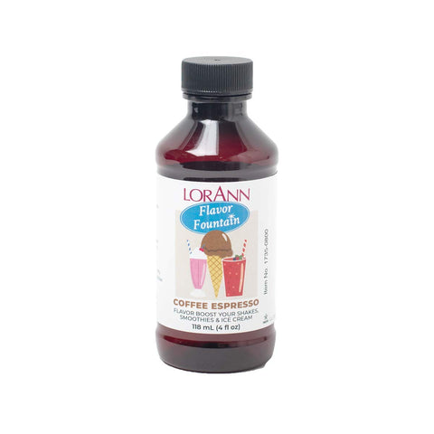 LorAnn Coffe Espresso Flavor Fountain, 4 oz Bottle