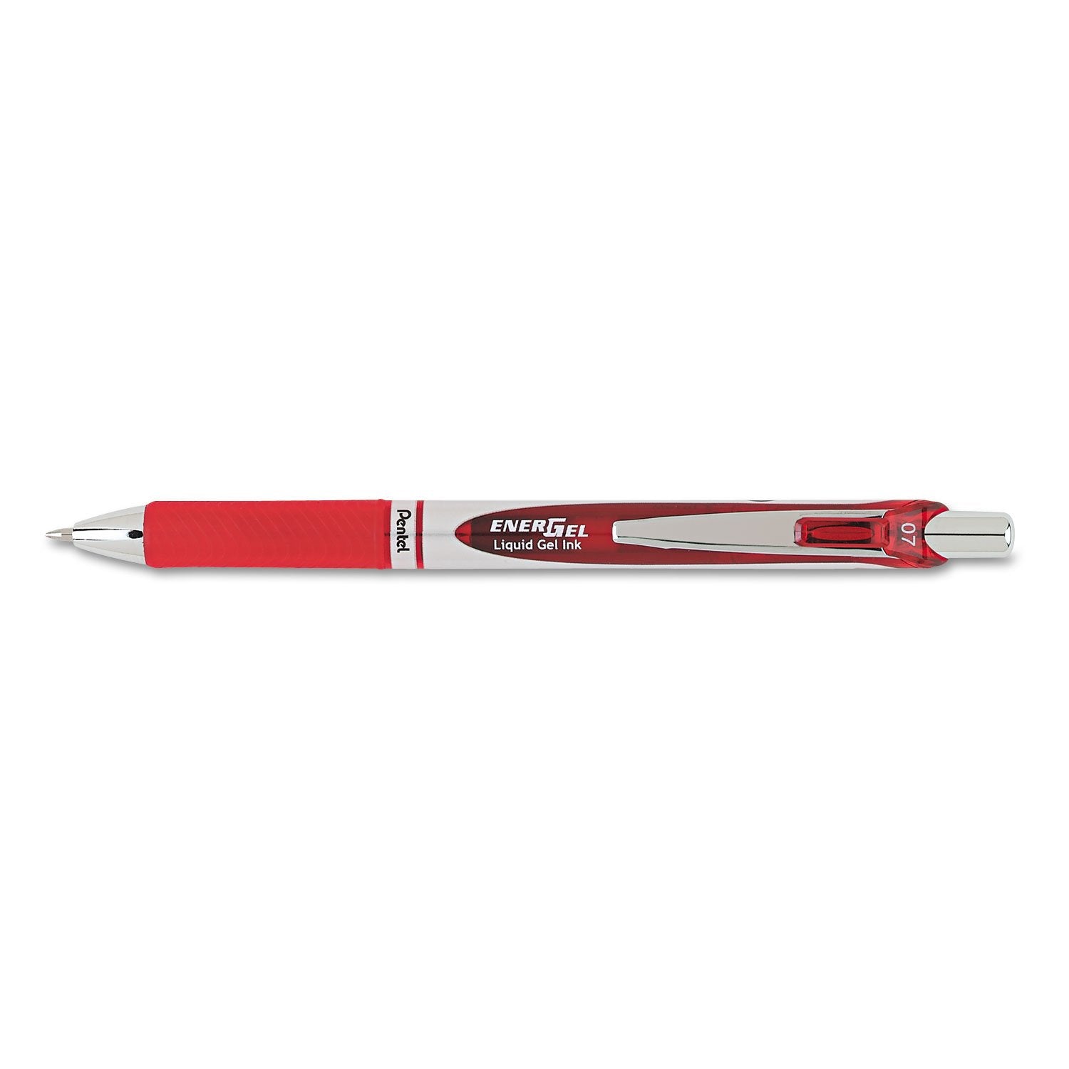 Pentel EnerGel Deluxe RTX Gel Pen, Medium Point, Red Ink (BL77-B)