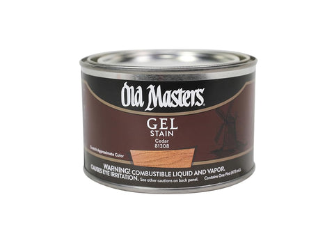 Old Masters 81308 Gel Stain Pint, Cedar