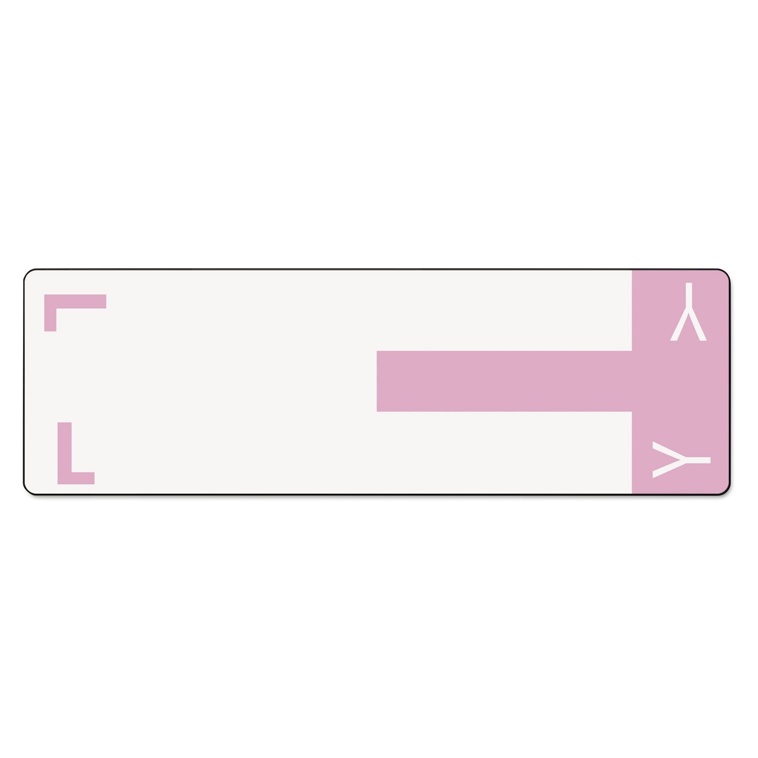 Smead AlphaZ NCC Color-Coded Label, L&Y, Label Sheet, Lavender, 100 per Pack (67163)