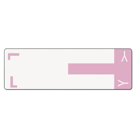 Smead AlphaZ NCC Color-Coded Label, L&Y, Label Sheet, Lavender, 100 per Pack (67163)