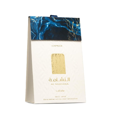 Lattafa Al Nashama Caprice Eau de Parfum Spray for Unisex, 3.4 Ounce