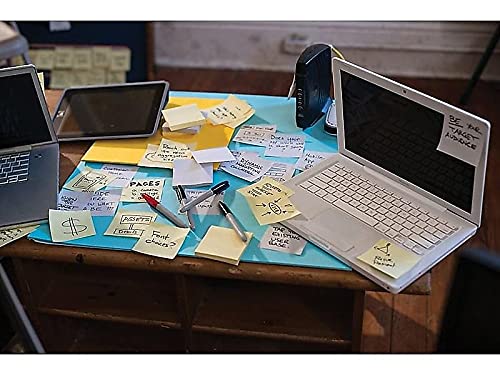 Post-it Notes, 3 in x 3 in, 12 Lined Sticky Notes Pads, 100 Sheets per Pad, The Iconic Canary Yellow Note, New Year Organization or Second Semester School Supplies