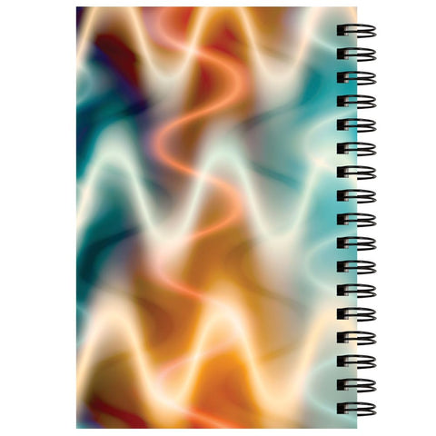 UCreate Fashion Poly Sketch Book, Neon Squiggles, 6" x 9", 1 Count