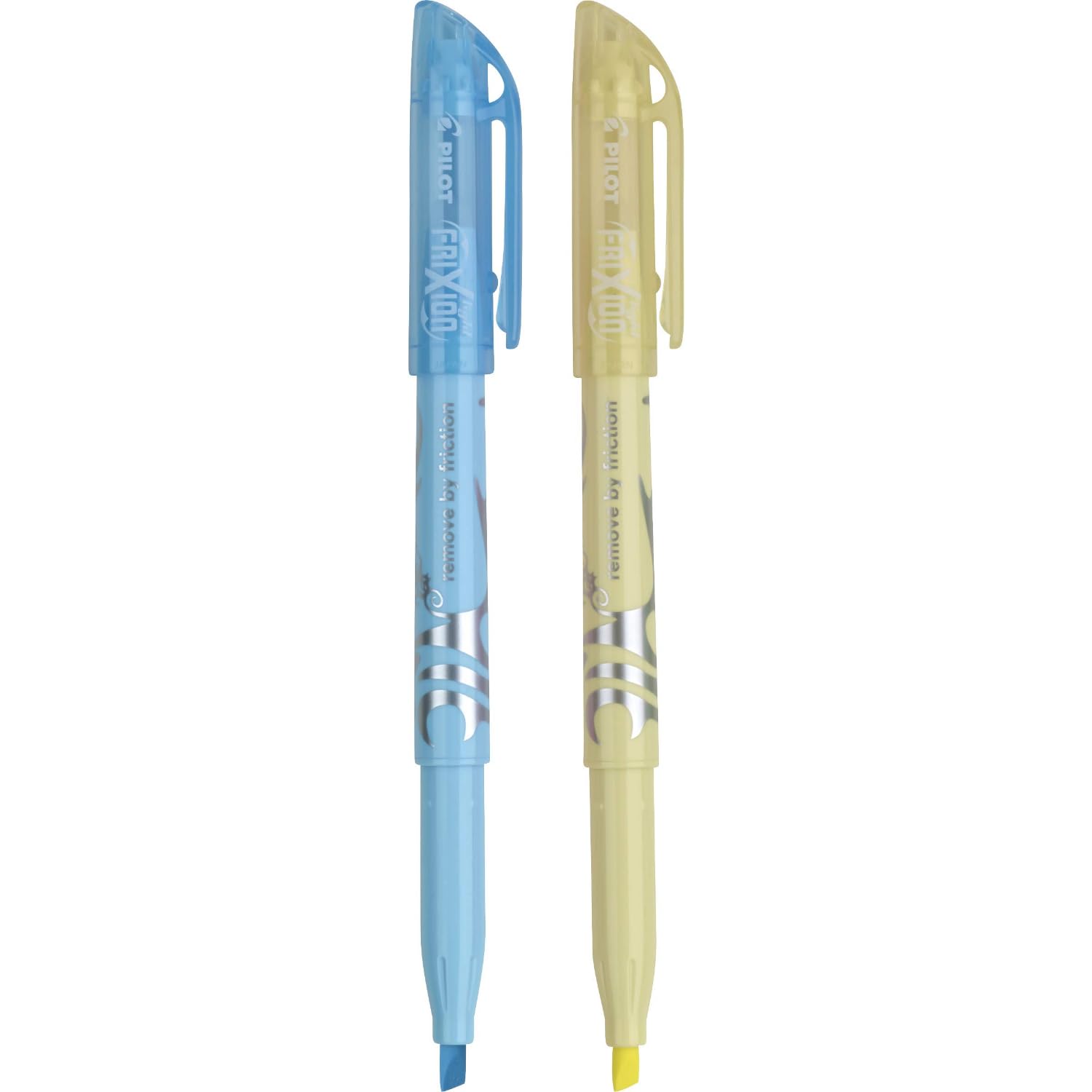 Pilot FriXion Light Pastel Erasable Highlighters, Chisel Tip, Assorted Colors, 2 Count