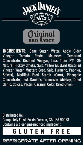 Jack Daniel's Old No. 7 Original BBQ Sauce – Authentic Small Batch Jack Daniel’s BBQ Sauce – Preservative Free – 19.5 oz