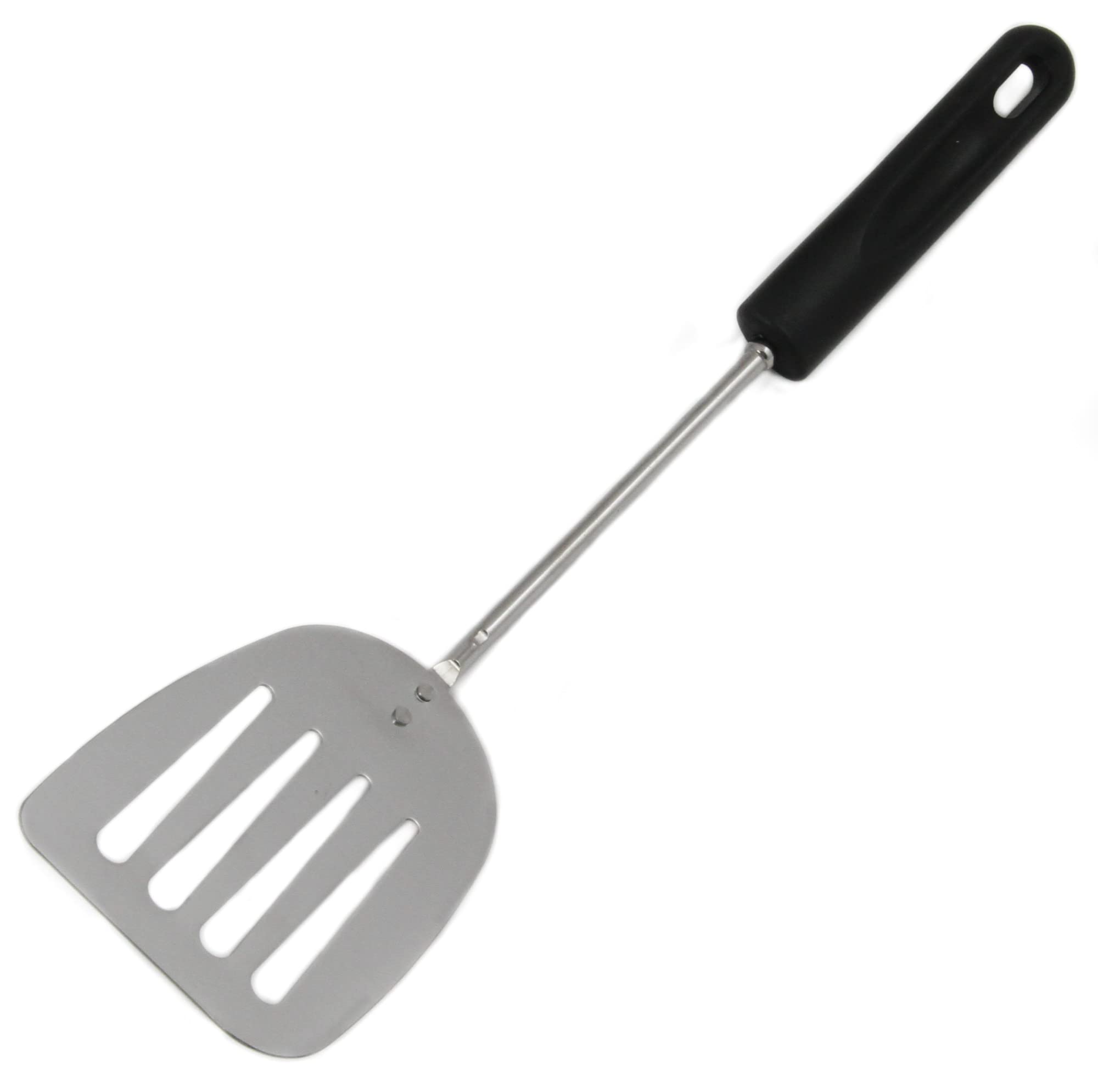 Chef Craft Basic Stainless Steel Turner/Spatula, 13.75 inch, Black