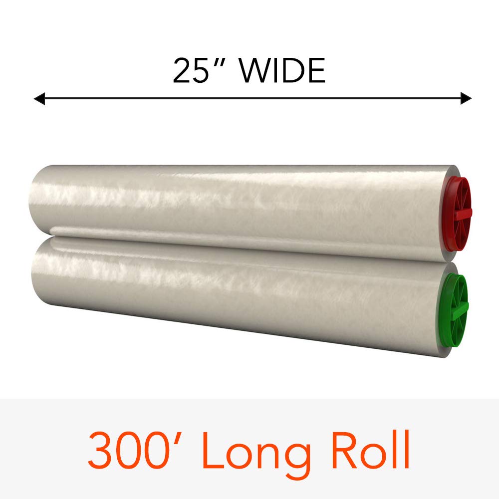 Xyron Standard Laminate Refill for XM2500, Dual, 25" x 300', Refill Cartridge, Cold Lamination (DL403-300), Clear