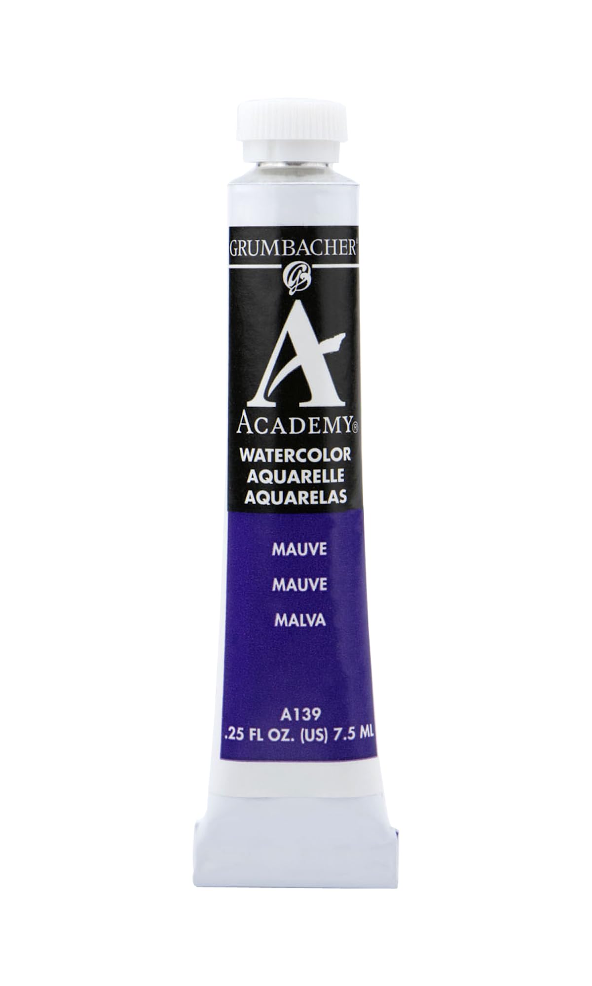 Grumbacher Academy Watercolor Paint, 7.5ml/0.25 Ounce, Mauve (A139)