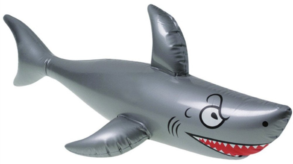One 40" Long Vinyl Inflatable Shark