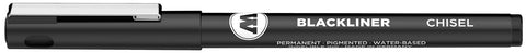 Molotow Blackliner Pen, Chisel Tip, Black Permanent Ink, 1 Each (703.210)