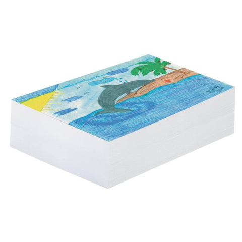 Pacon Plain White Newsprint Paper, 9" x 12", Pack of 500 Sheets