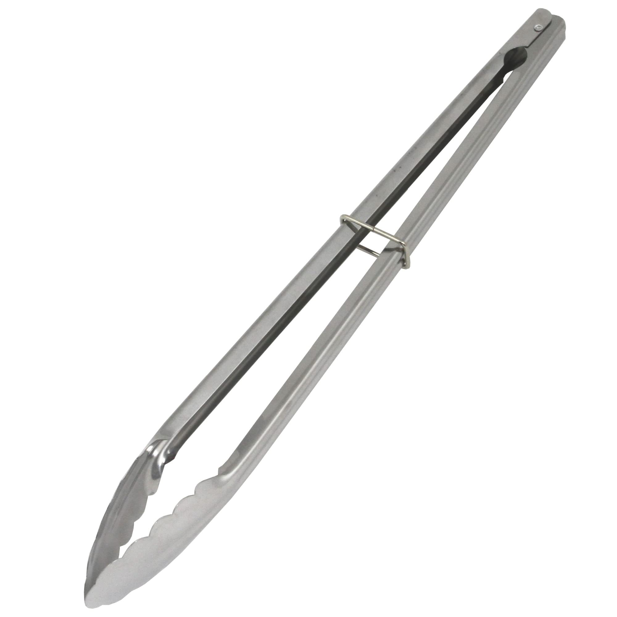 Chef Craft Classic Clam Shell Tongs, 16 inch, Stainless Steel
