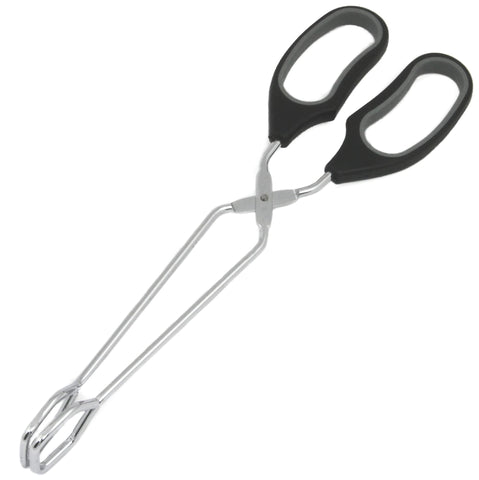 Chef Craft Classic Straight Tongs, 12 inch, Black