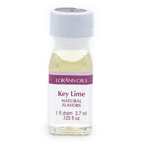 LorAnn Oils Super Strength Flavoring - Used For Candy Making, Flavoring, Baking, Hard Candy, & Flavor Oils - Bold, Natural Flavors 4X Stronger Than Extracts - Key Lime, Pack of 2, 0.125 fl oz
