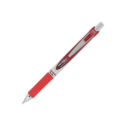 Pentel EnerGel Deluxe RTX Gel Pen, Medium Point, Red Ink (BL77-B)