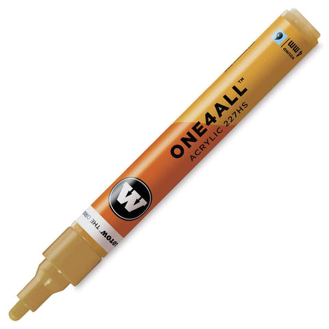 MOLOTOW ONE4ALL Acrylic Paint Marker, 4mm, Ochre Brown Light, 1 Each (227.225)