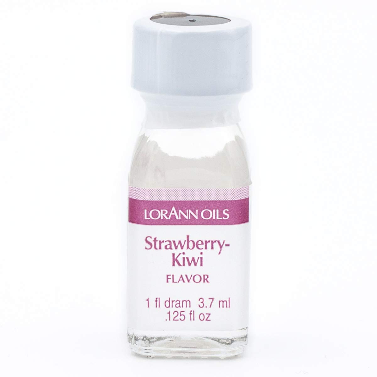 LorAnn Oils Super Strength Flavoring - Used For Candy Making, Flavoring, Baking, Hard Candy, & Flavor Oils - Bold, Natural Flavors 4X Stronger Than Extracts - Strawberry-Kiwi, Pack of 2, 0.125 fl oz