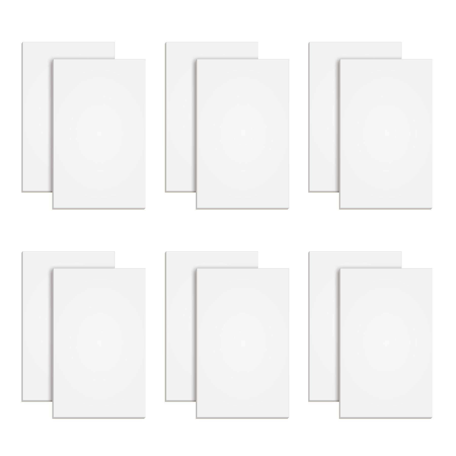 TOPS Memo Pads, 3" x 5", White Paper, 100 Sheets, 12 Pack (7820)
