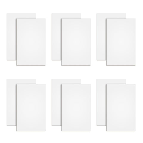 TOPS Memo Pads, 3" x 5", White Paper, 100 Sheets, 12 Pack (7820)
