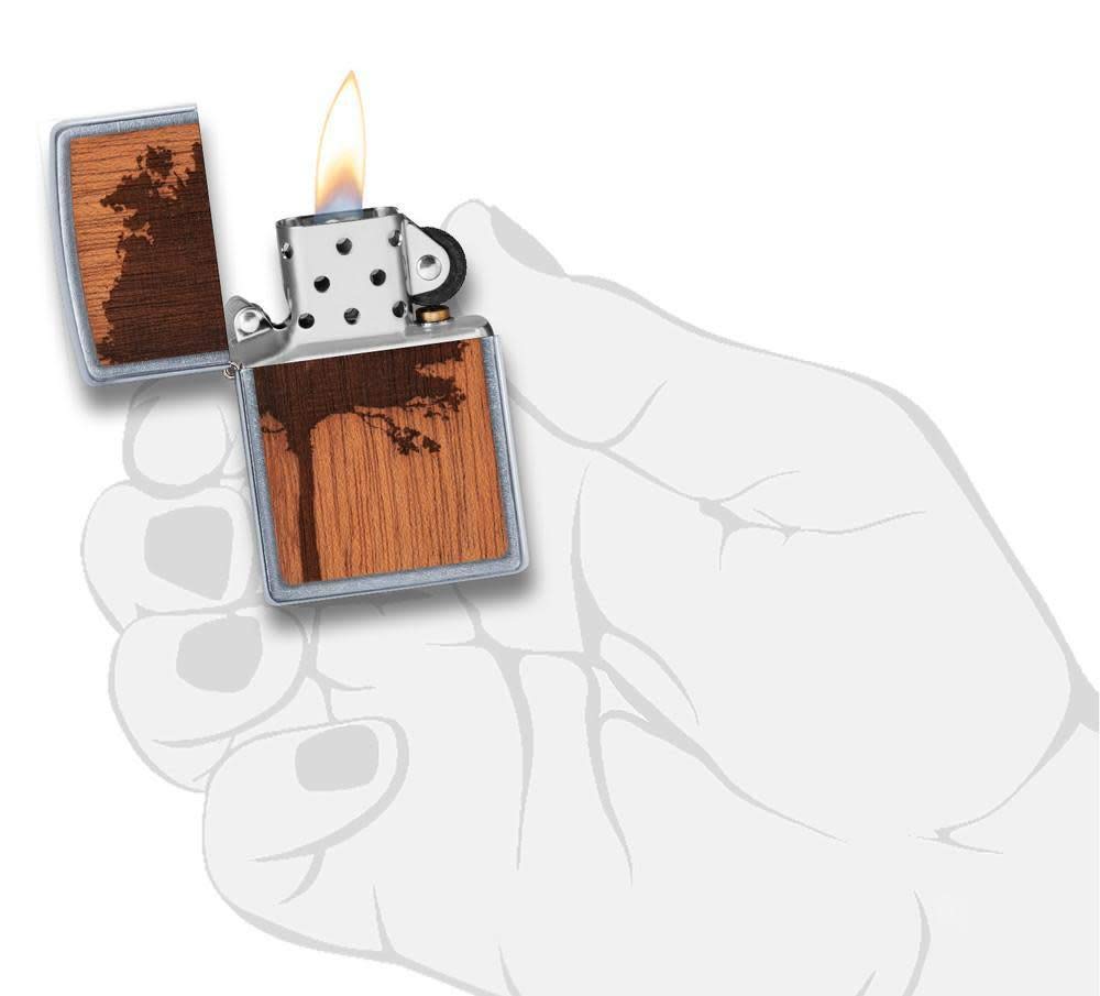 Zippo Woodchuck Lighter & Bottle Opener Gift Set