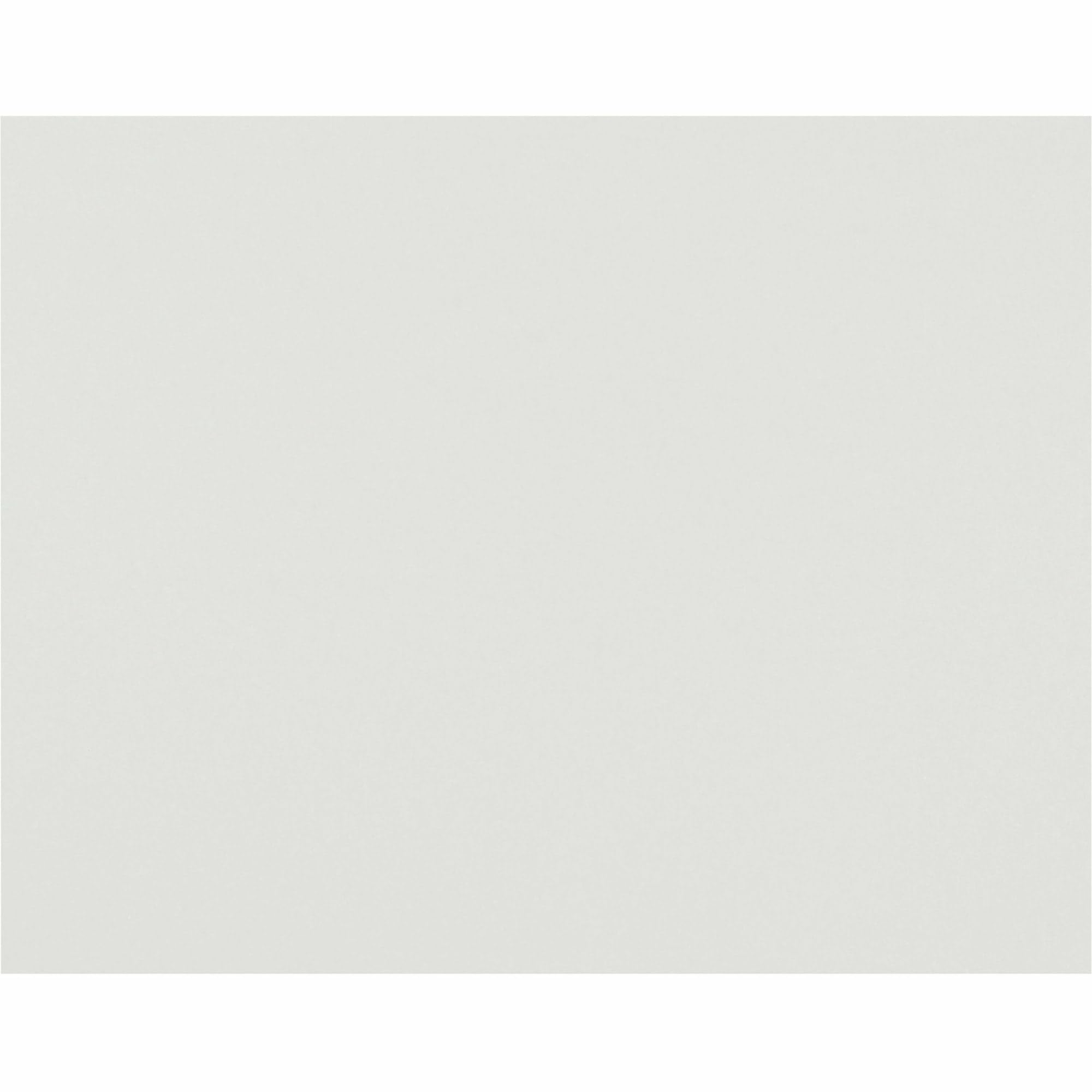 Pacon® Peacock® Railroad Board, 22" x 28", 4-Ply, White, Carton of 100 Sheets
